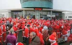 course des pères noël